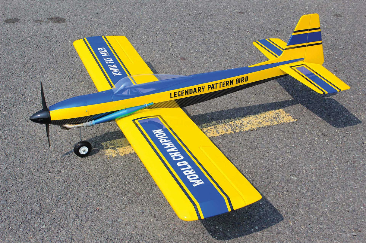 Seagull Kwik Fly Pattern model ARTF - Electric or IC - Yellow