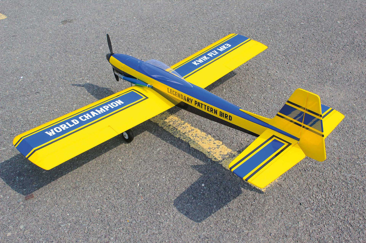 Seagull Kwik Fly Pattern model ARTF - Electric or IC - Yellow