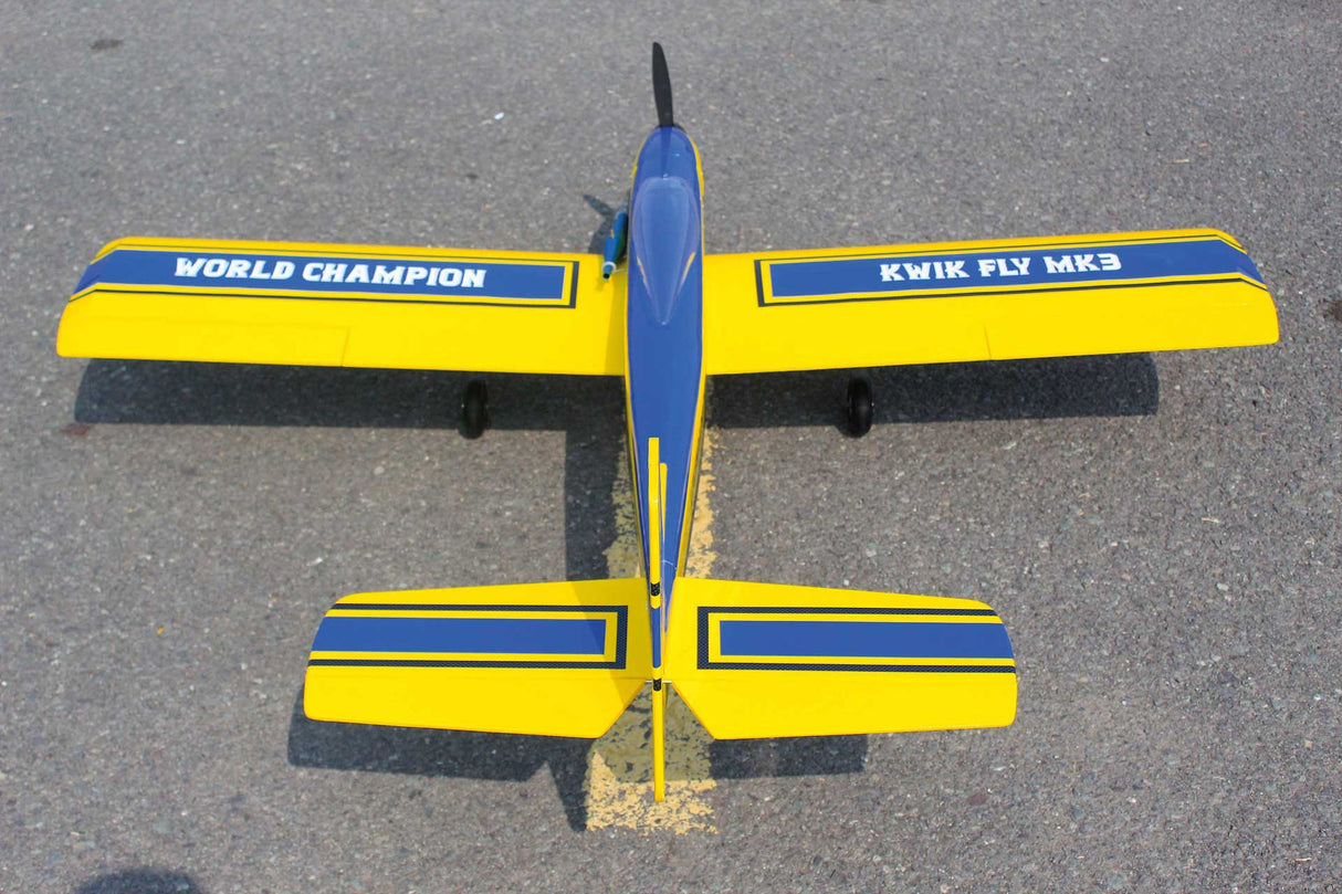 Seagull Kwik Fly Pattern model ARTF - Electric or IC - Yellow