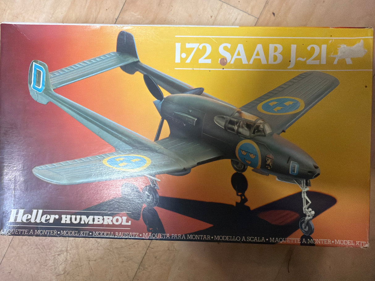 Heller 1/72 Classic kit SAAB J21A 80261