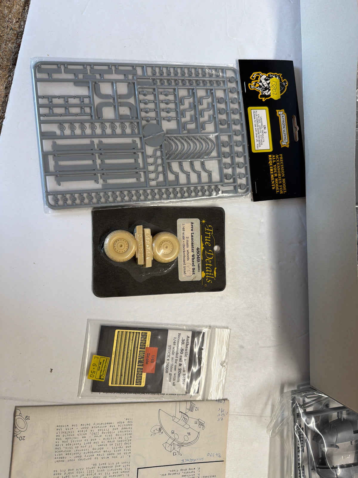 Tamiya Avro Lancaster B Mk.I/III 1/48 Plastic Model Kit with extra etched and resin parts