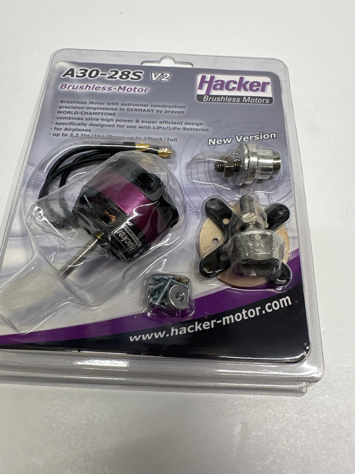 Hacker Brushless outrunner Motor A30-28 S V2 kv1140