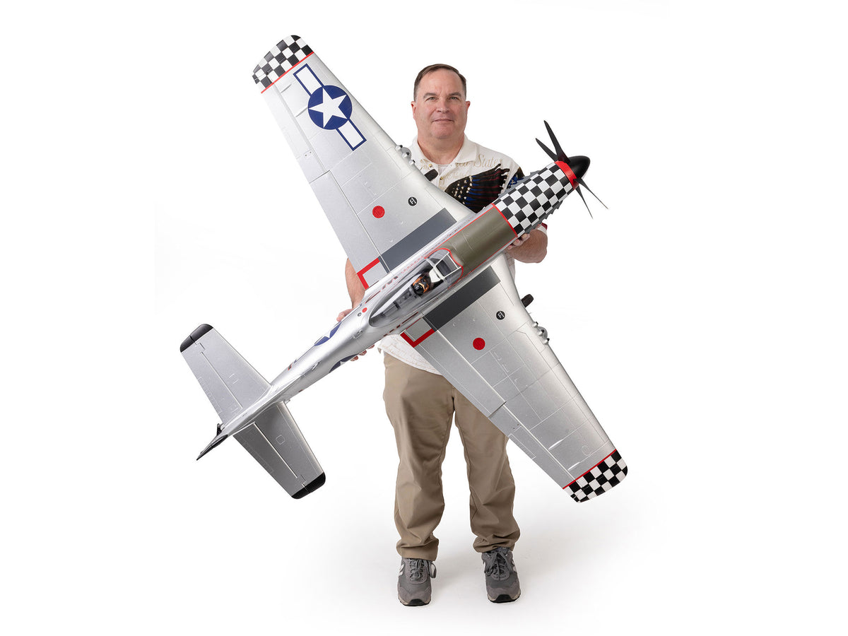 EFlite P-51D Mustang "Big Beautiful Doll" 1.5m BNF Basic with AS3X+ - Pre Order - Expected December