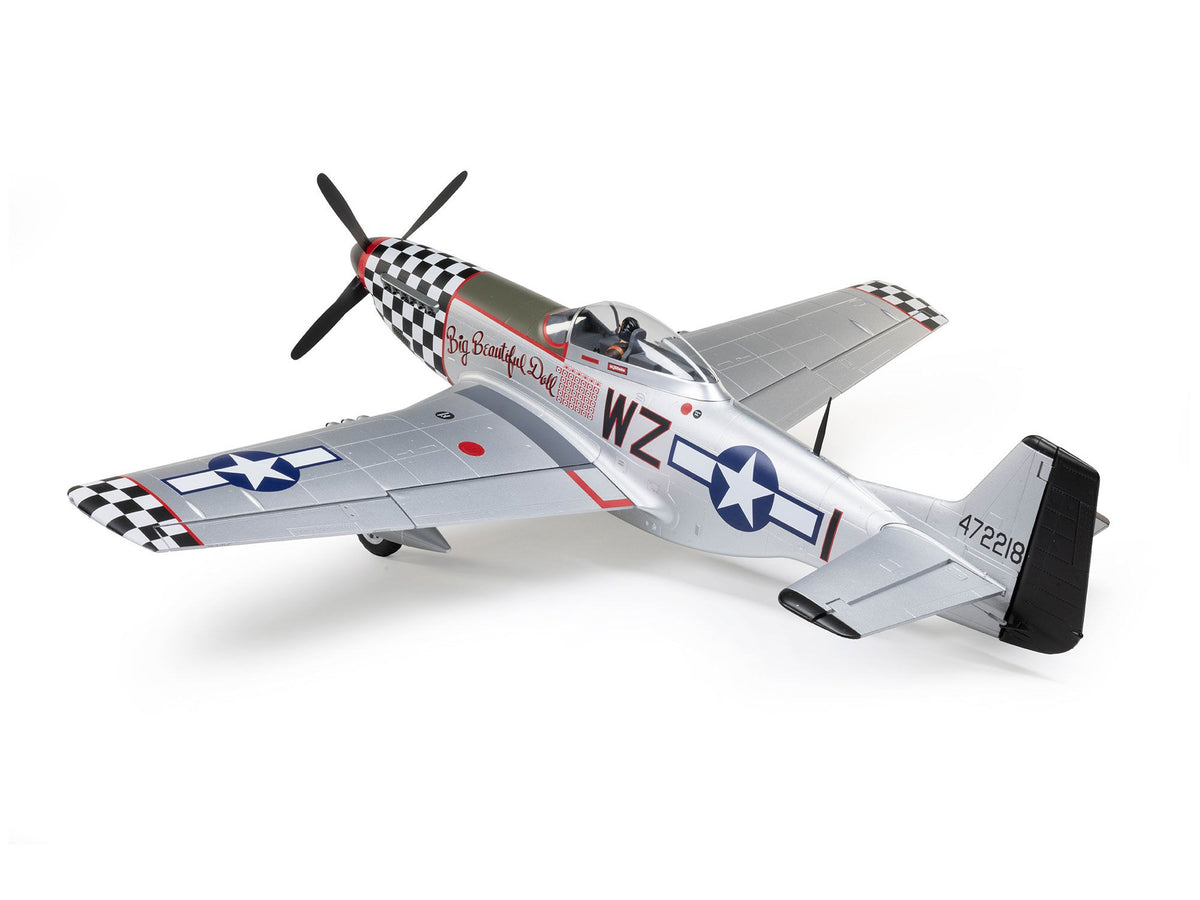EFlite P-51D Mustang "Big Beautiful Doll" 1.5m BNF Basic with AS3X+ - Pre Order - Expected December