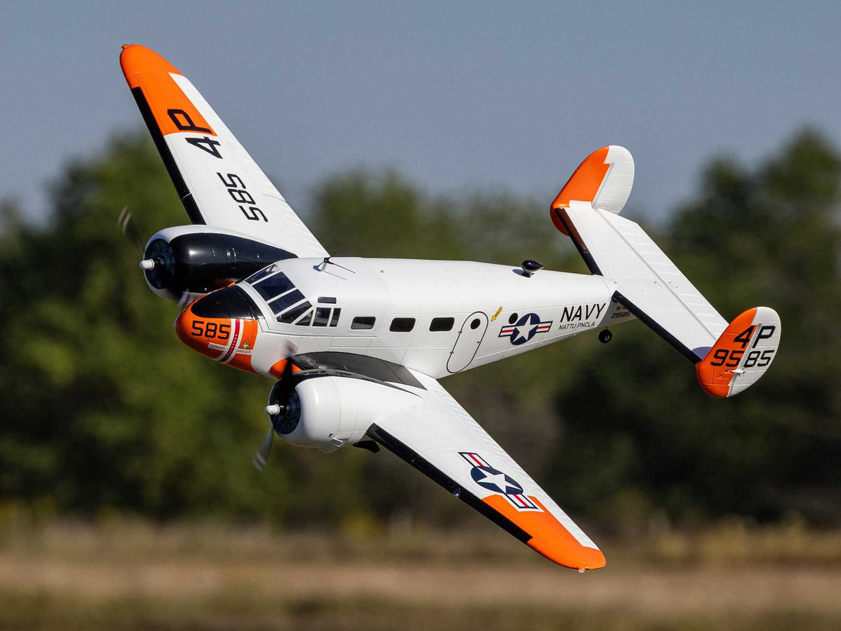 E-Flite Beechcraft D18/RC-45J 1.5m PNP - Pre Order - Expected March