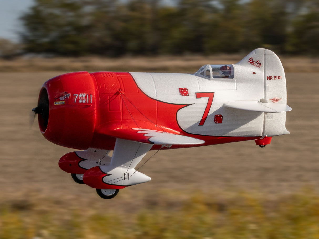 E-Flite Gee Bee R-2 1.0m BNF Basic with AS3X+ and SAFE Select