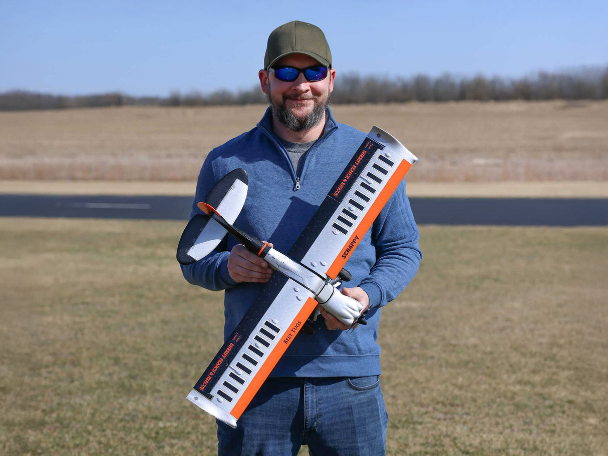 E-Flite Micro Scrappy 800mm BNF Basic with AS3X and SAFE Select EFL02150D