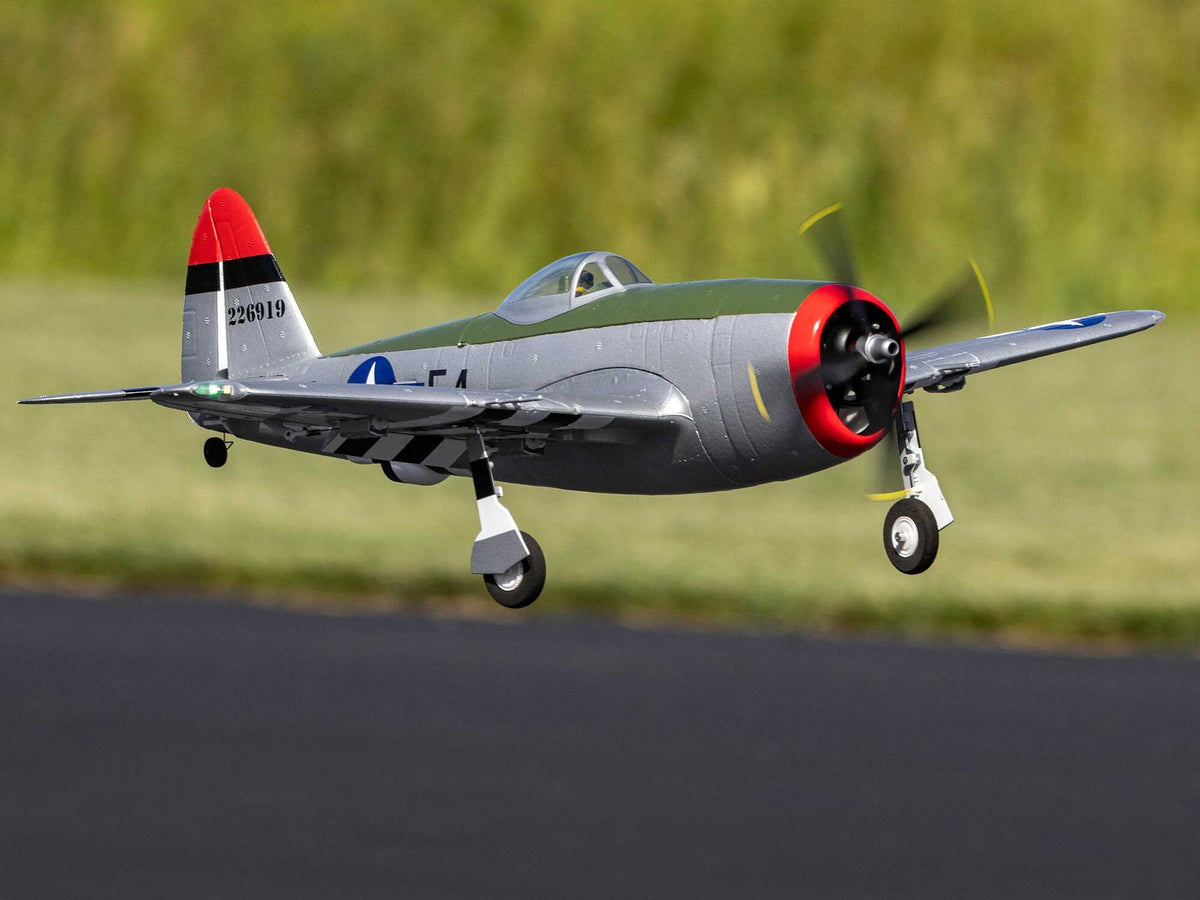 EFlite Micro P-47 Thunderbolt 625mm BNF Basic with AS3X+ and SAFE S - Pre Order - Expected Second Week of December