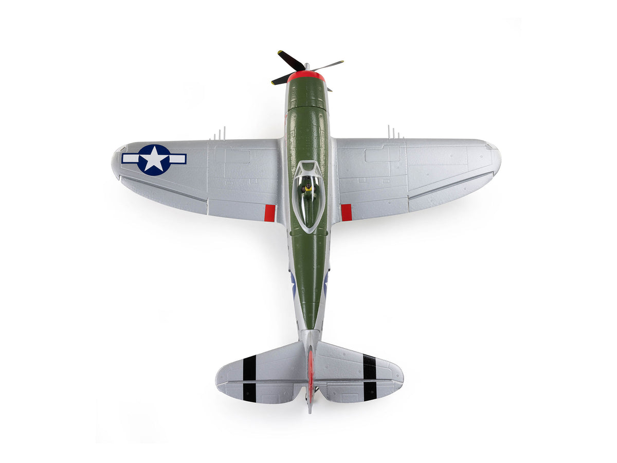 EFlite Micro P-47 Thunderbolt 625mm BNF Basic with AS3X+ and SAFE S - Pre Order - Expected Second Week of December