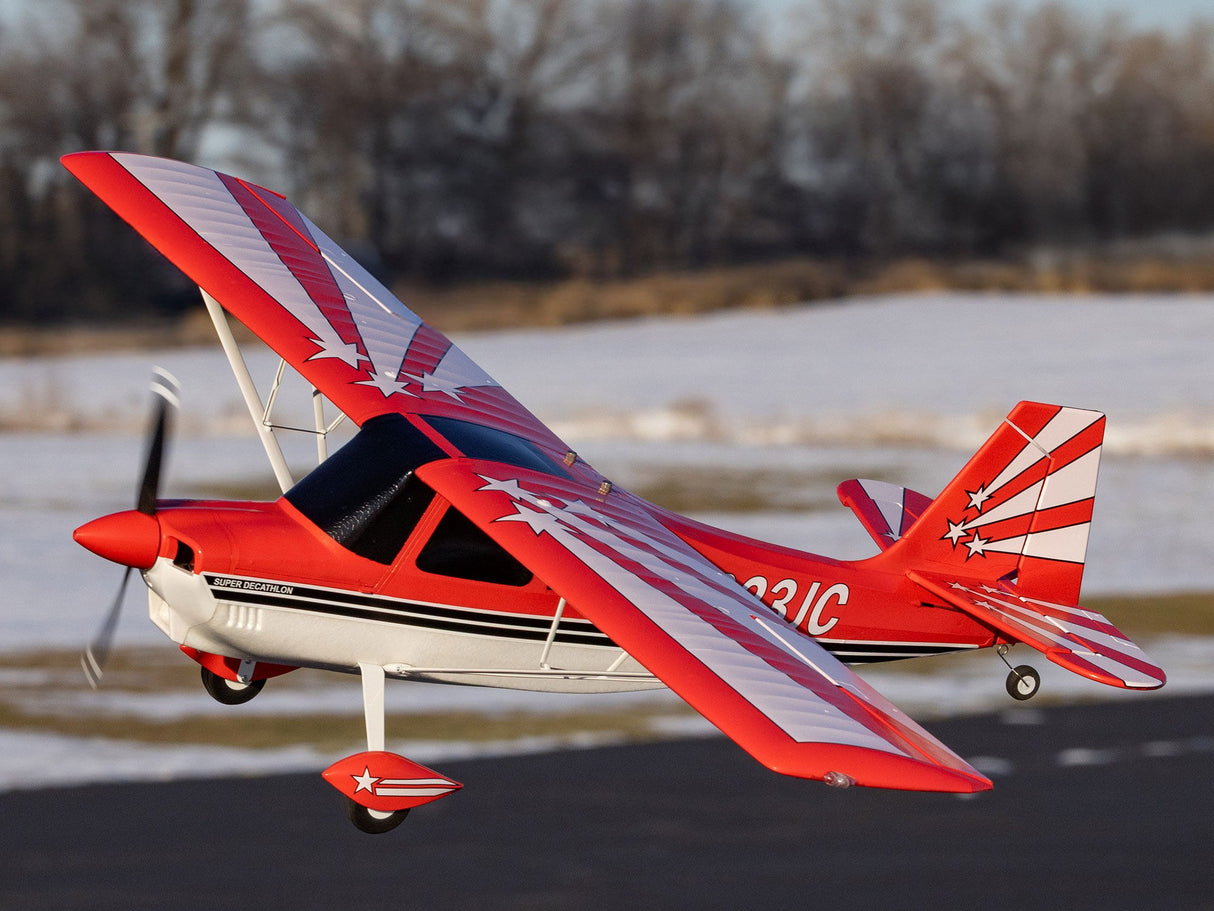 E-Flite Super Decathlon 1.2m BNF Basic with AS3X+ and SAFE Select - Pre Order - Expected Mid June