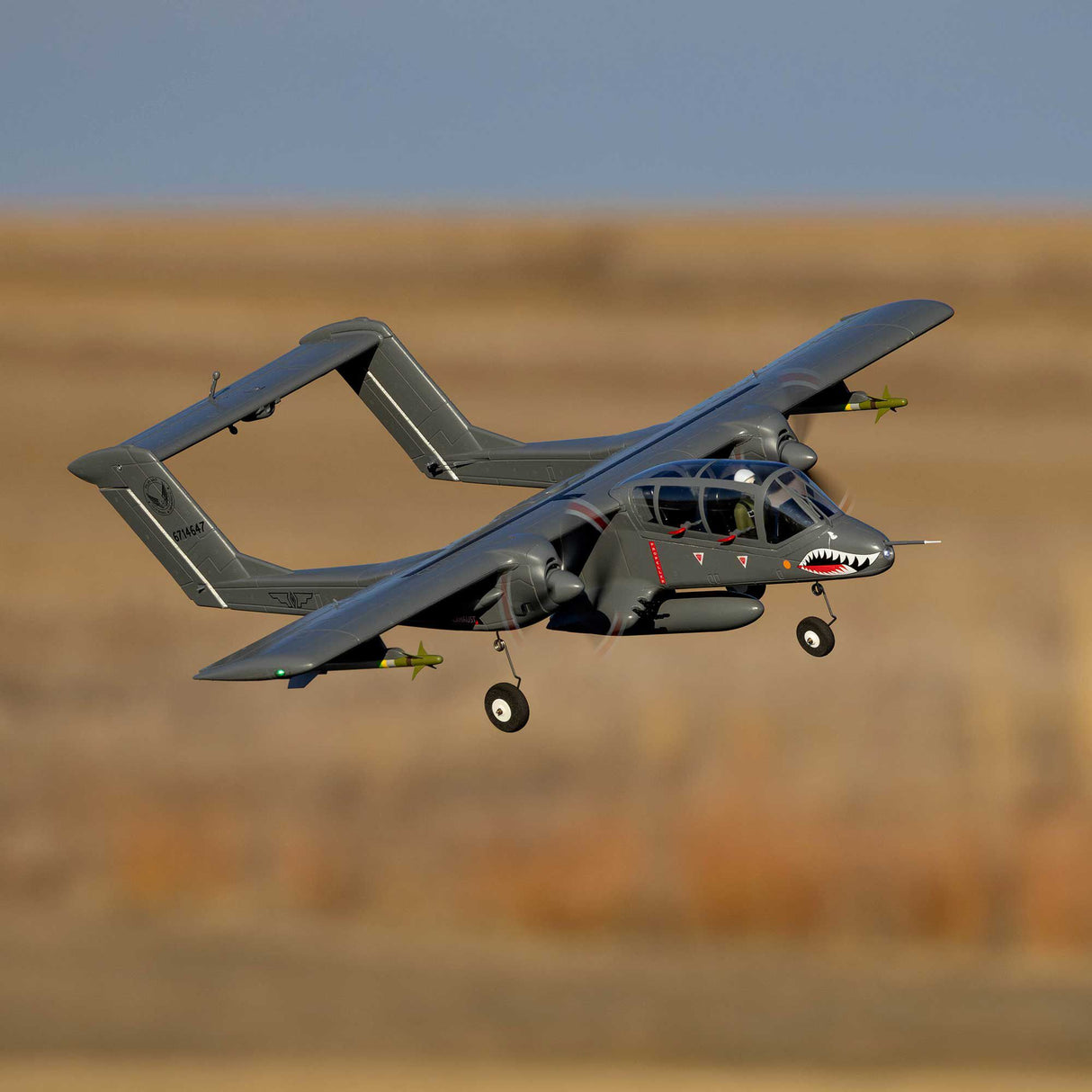 E-flite Micro OV-10 Bronco 645mm BNF Basic with AS3X and SAFE Select - Pre Order - Expected Late July/August