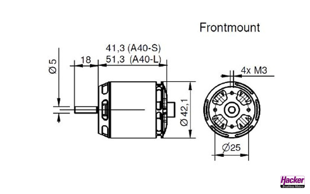 Hacker A40-14L V4 kv355 14-Pole 33726616