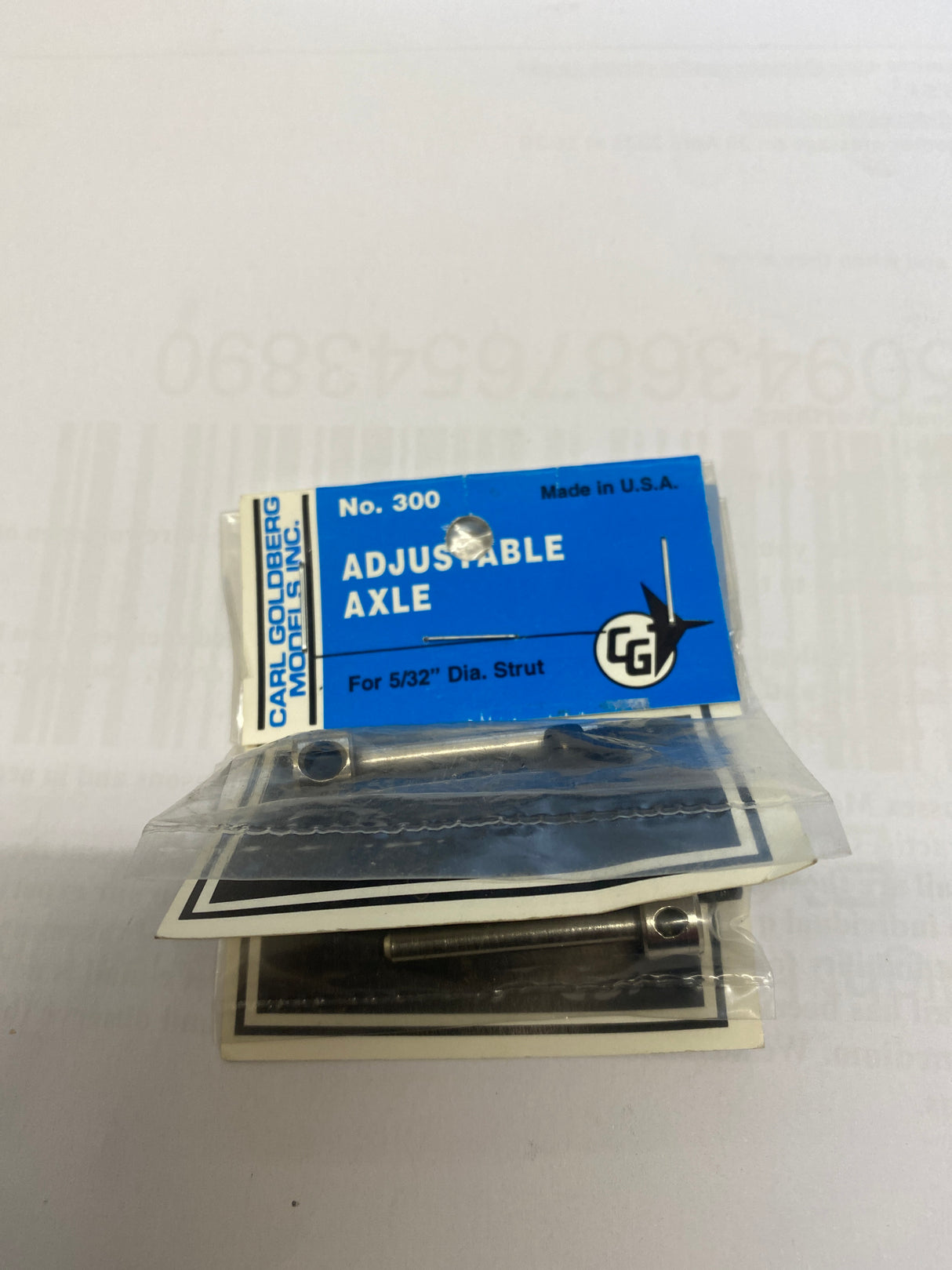 Goldberg Adjustable Axle to suit 5/32 inch wire (Pair 2 packs) GB300