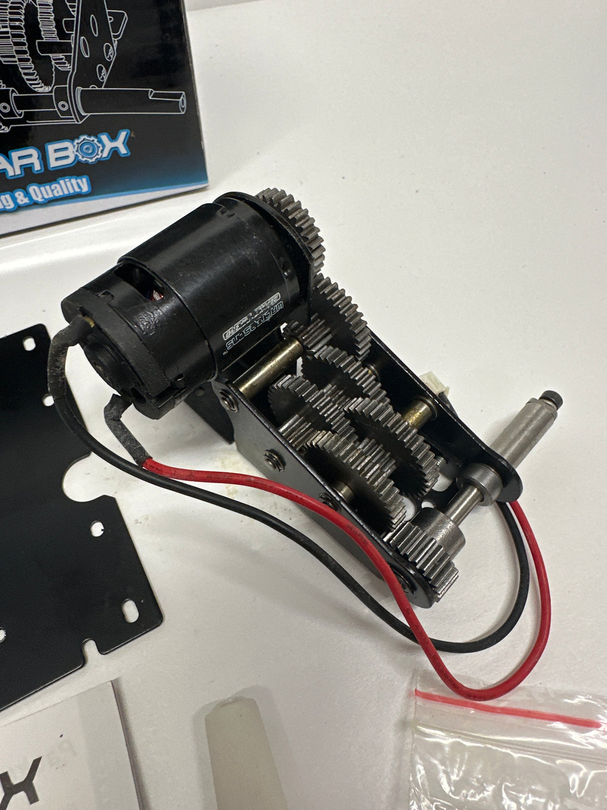 Waltersons Henglong Tank 3 Speed Short Shaft Metal Geared Gear Box x 2 WT-622005