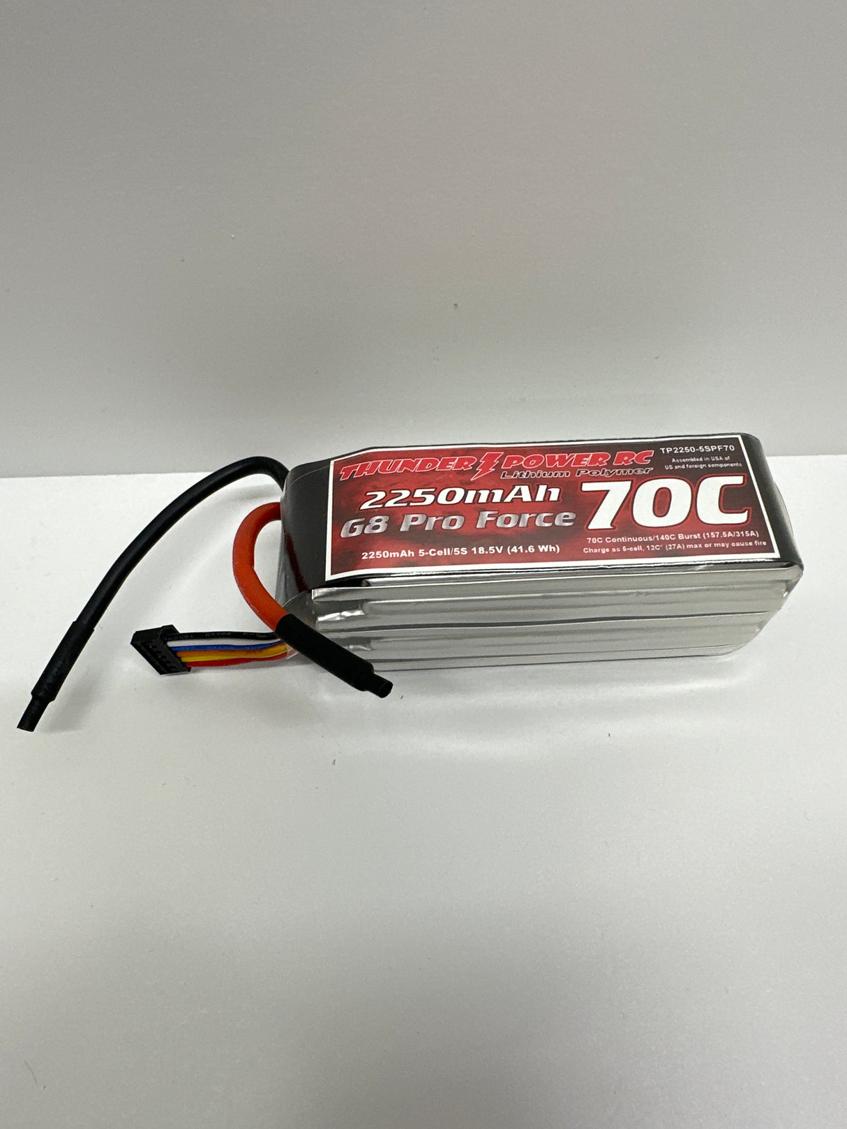 Thunder Power Lipo 18.4V 5 cell 2250mah 70C