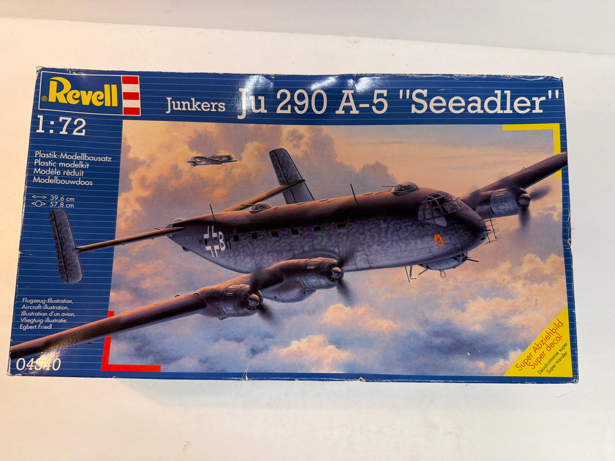 Revell Plastic aircraft kit JU 290 A-5 Seeadler 1:72 04340 sealed new in box