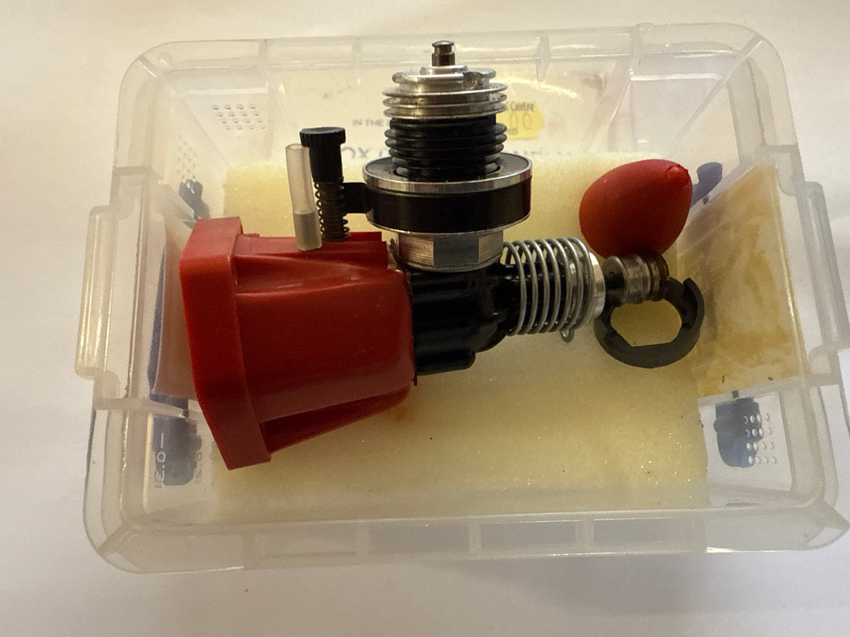 Cox 049 Dragonfly Engine with Tank and Muffler - SECOND HAND (Box 63)