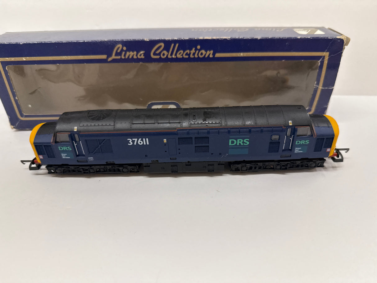 Lima 00gauge Diesel locomotive class 37611 DRS L04683 -Second Hand
