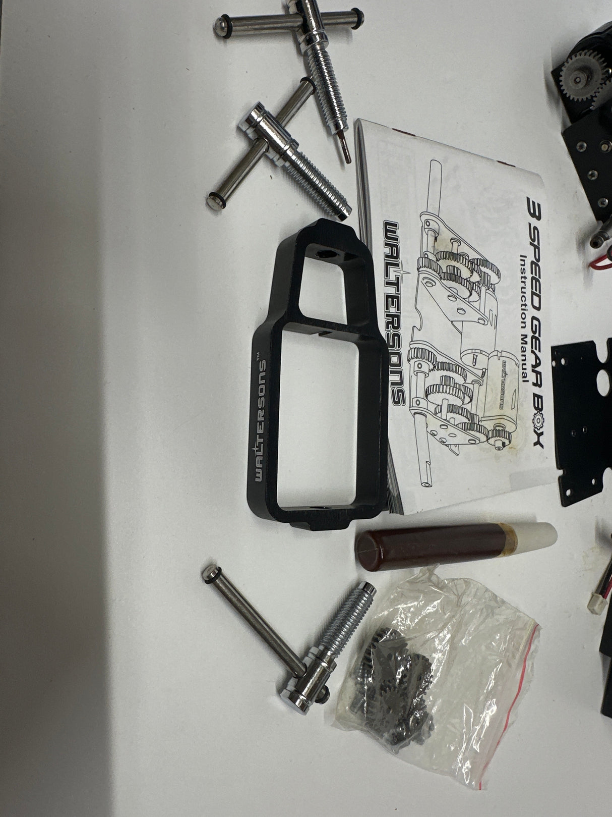 Waltersons Henglong Tank 3 Speed Short Shaft Metal Geared Gear Box x 2 WT-622005