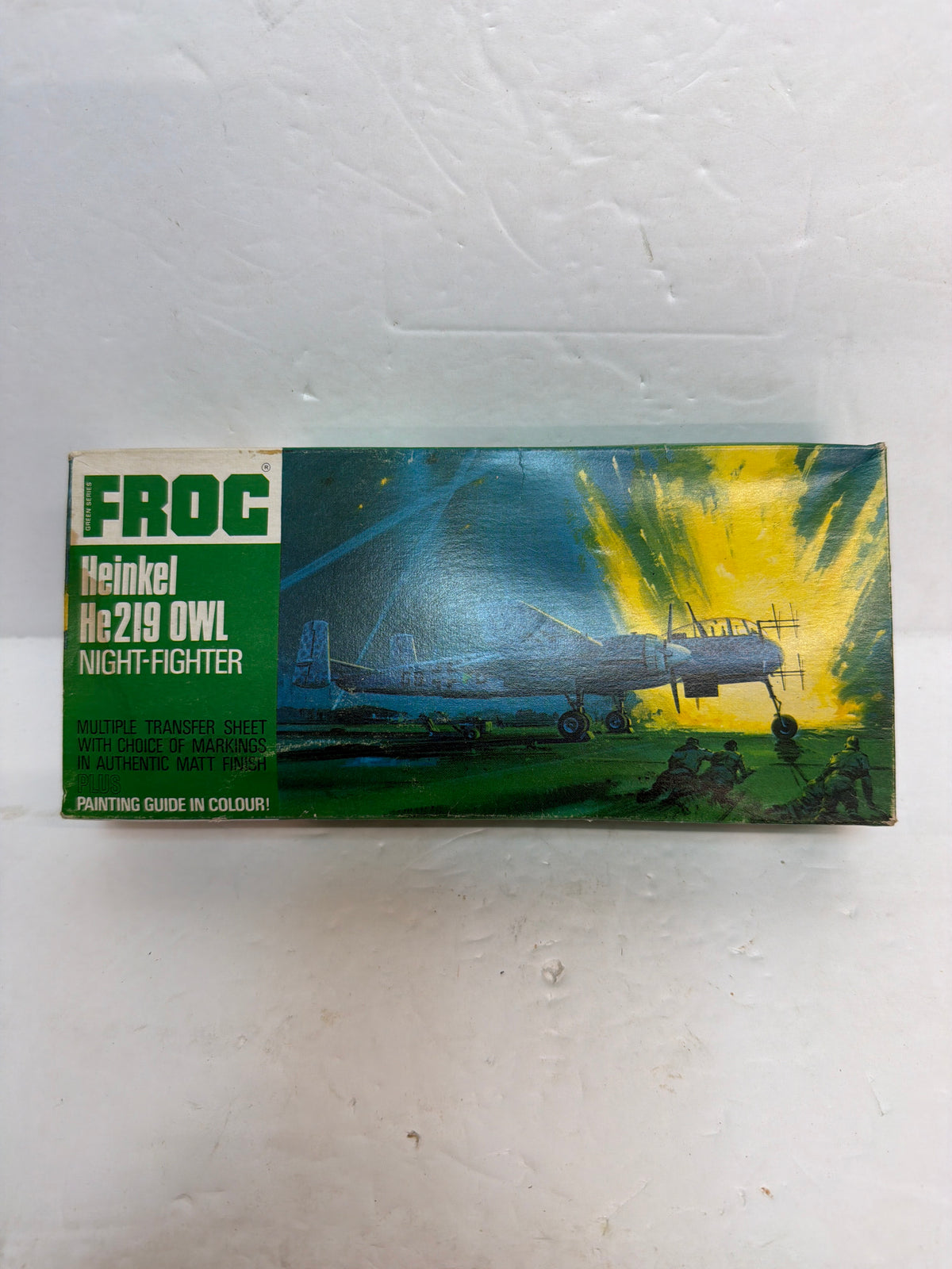 FROG Heinkel He 219 A-0 Uhu Owl Night Fighter 1/72 F177 damaged decals