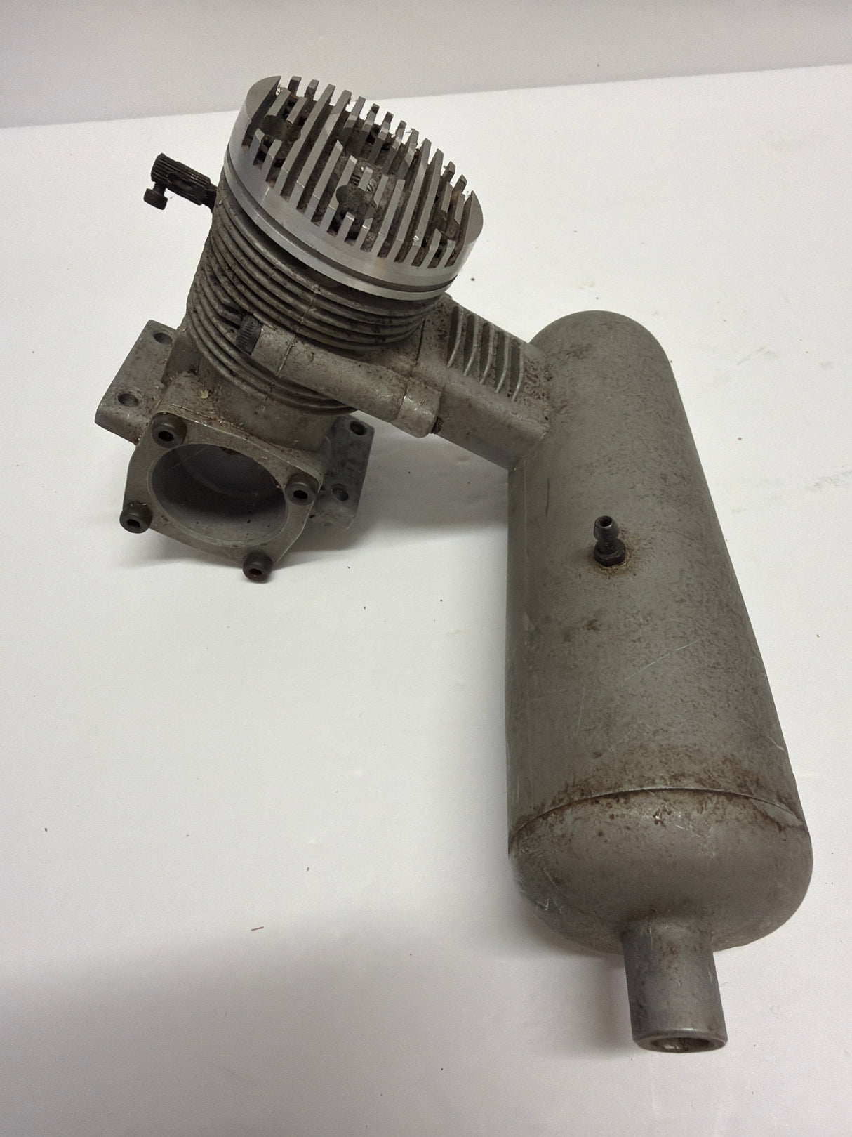 Second Hand Aircraft Engine 2-stroke MDS 68 with silencer (Box 62)