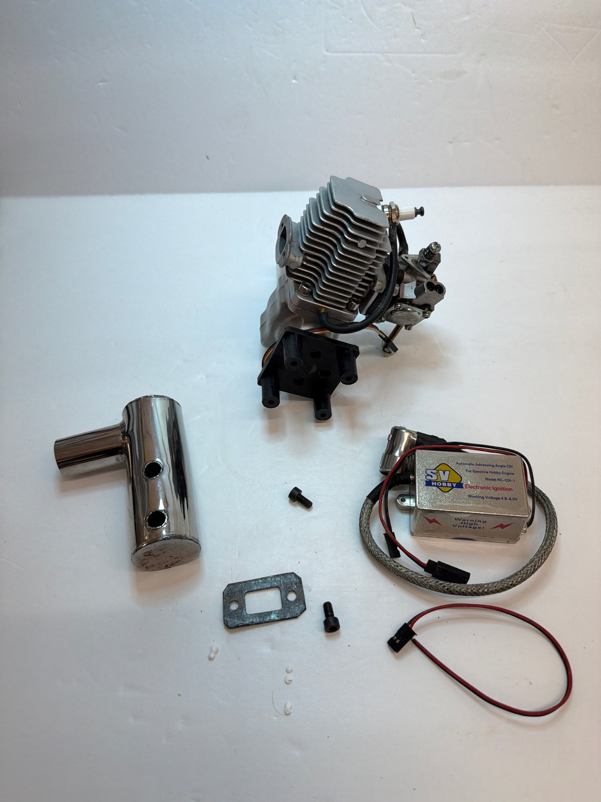 SV -1Sin7cc Gagsoline Slingle Cylinder Side Exhaust 2-Stroke Petrol Engine