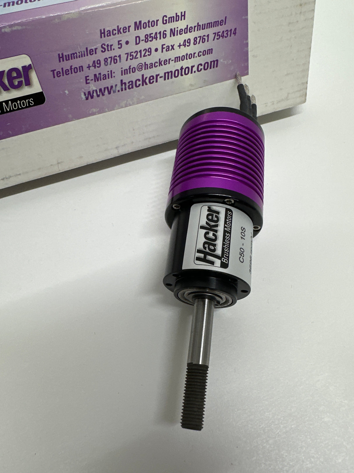 Hacker C50-10S Geared 3.7:1 Ratio Acro 3696 rpm Brushless motor