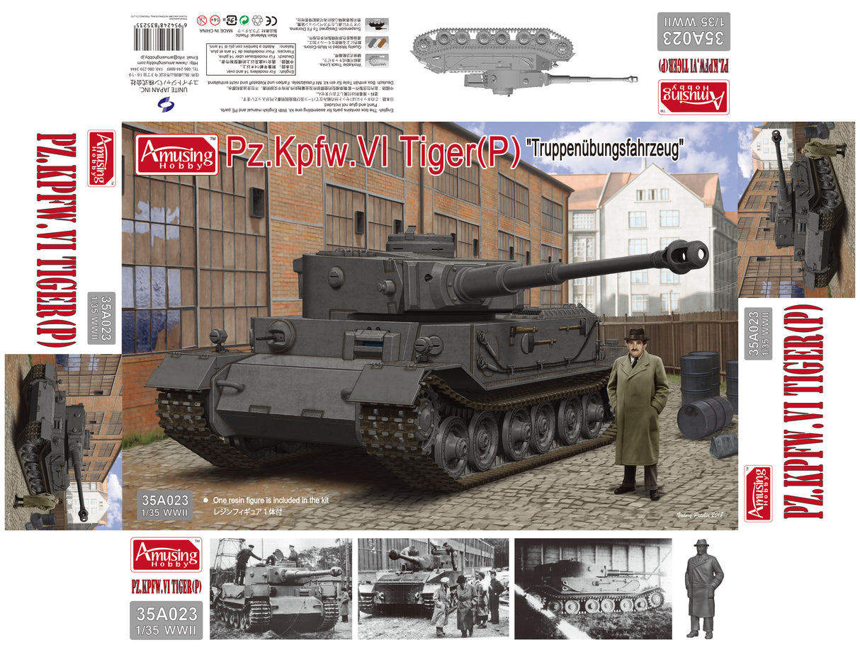 Pz.Kpfw.VI Tiger(P) includes workable track links photo etc