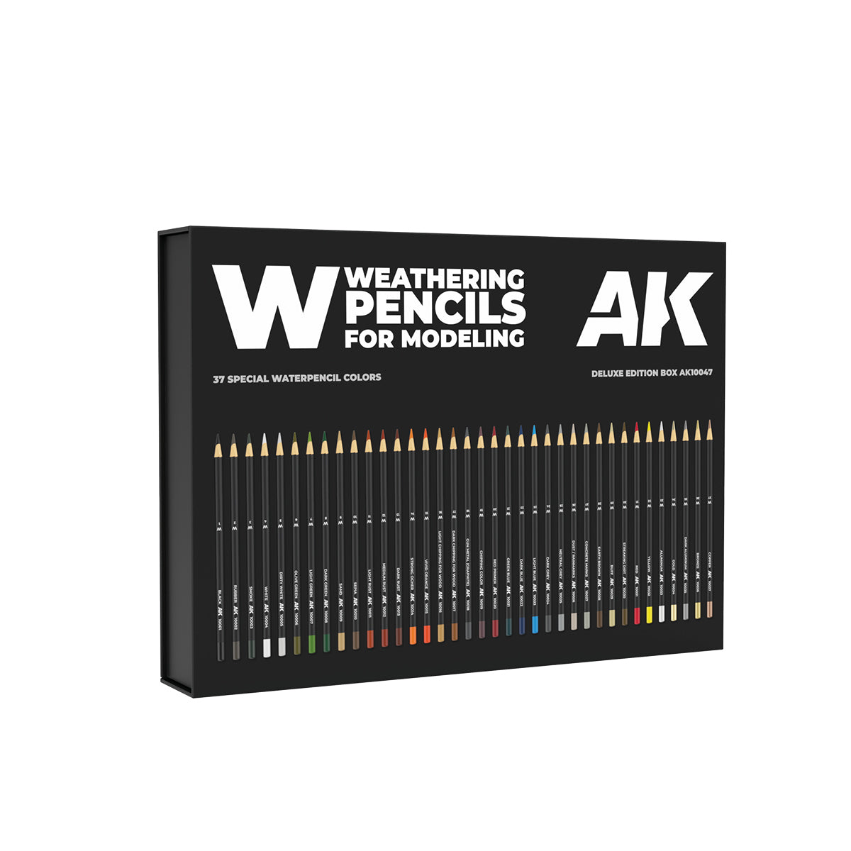 AK10047 AK Interactive WEATHERING PENCILS DELUXE EDITION BOX (37 waterpencil colors
