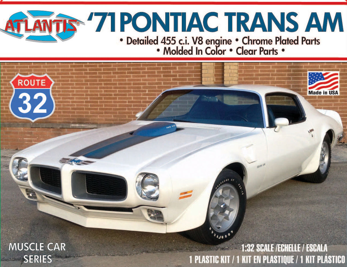 Atlantis Model Kits - 1:32 1971 Pontiac Firebird Kit