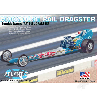 Atlantis 1/24 Tom Mongoose McEwen Front Engine Dragster Kit AMCM5695