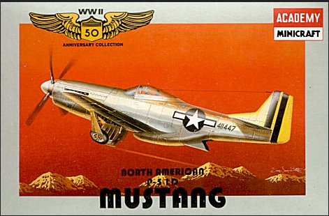 Academy Minicraft 1/144 North American P-51D Mustang 4417