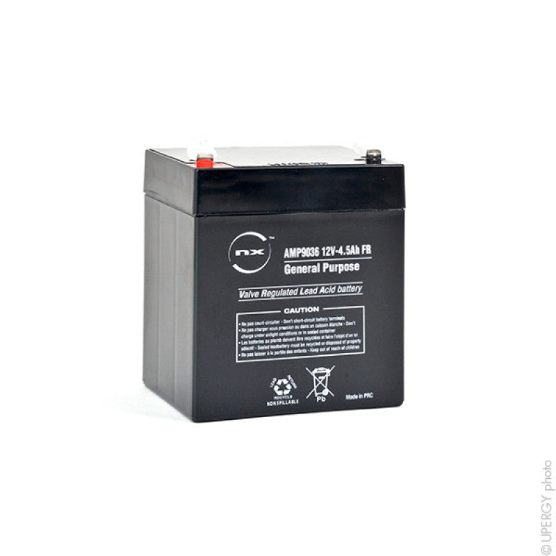 NX Sealed lead acid battery 12V 4.5Ah F4.8