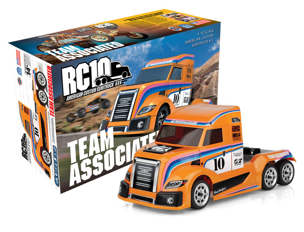 TEAM ASSOCIATED RC10 6X6 AMERICAN CUSTOM SEMITRUCK KIT - Pre-Order Only - Expected July