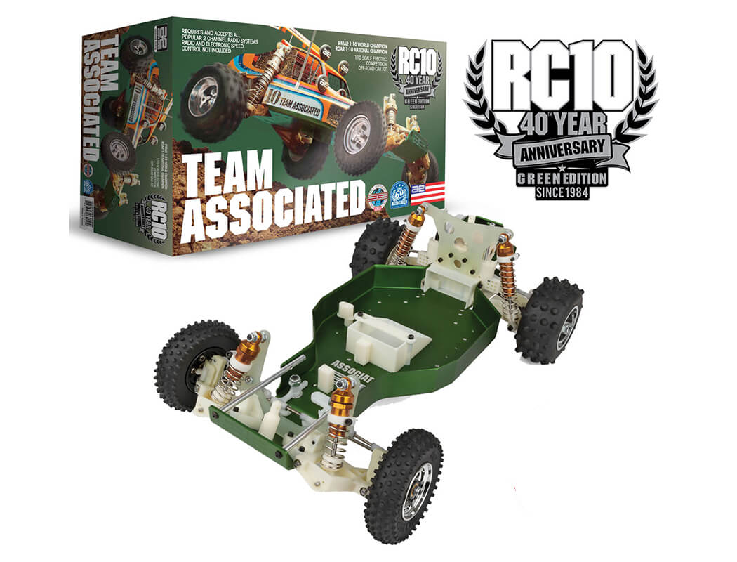 TEAM ASSOCIATED RC10 GREEN 40th ANNIVERSARY KIT
