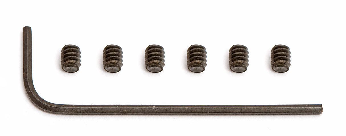 Team Associated PINION SET SCREWS 4-40 x 5/32 - 10Grub Screws with allen key (Box 2)