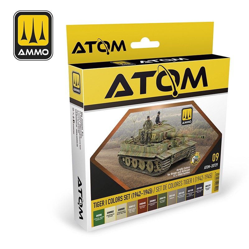 ATOM20729 ATOM TIGER I COLORS (1942-1945) Set