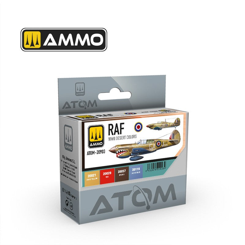 ATOM RAF WWII DESERT COLOURS - Pack of 4 20903