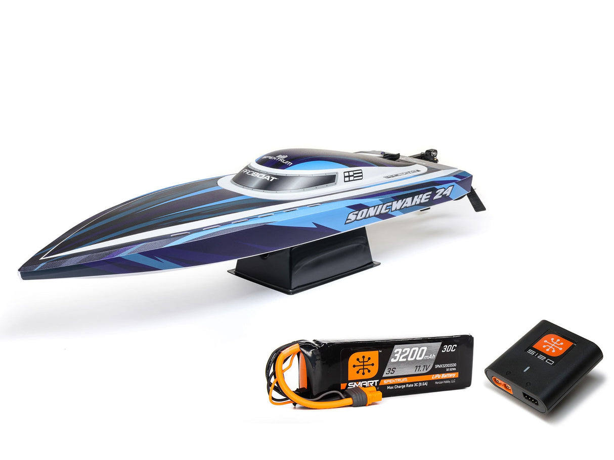 Proboat Sonicwake 24 Self-Righting Brushless Deep-V RTR - BLUE - FOR PRE ORDER - EXPECTED LATE AUGUST