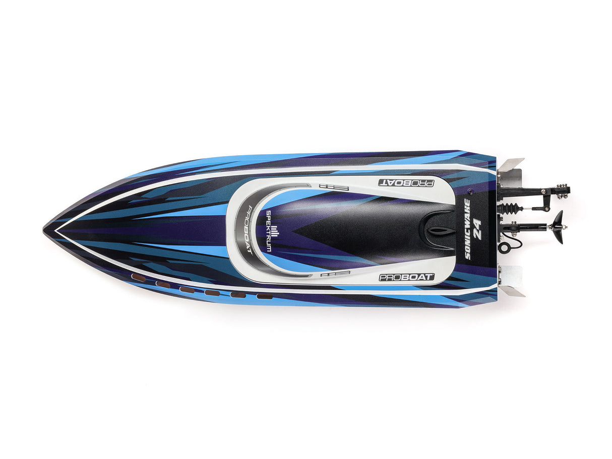 Proboat Sonicwake 24 Self-Righting Brushless Deep-V RTR - BLUE - FOR PRE ORDER - EXPECTED LATE AUGUST