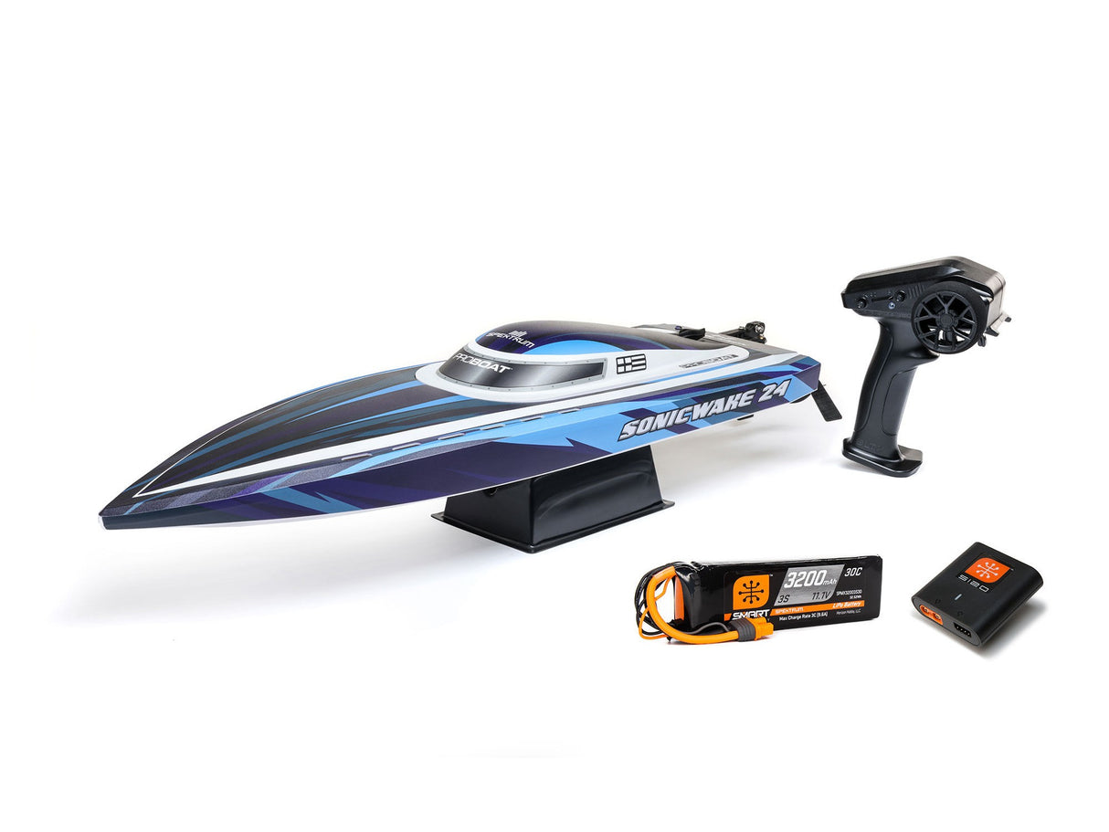 Proboat Sonicwake 24 Self-Righting Brushless Deep-V RTR - BLUE - FOR PRE ORDER - EXPECTED LATE AUGUST