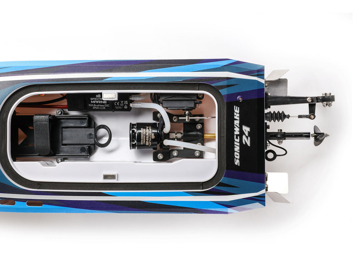 Proboat Sonicwake 24 Self-Righting Brushless Deep-V RTR - BLUE - FOR PRE ORDER - EXPECTED LATE AUGUST