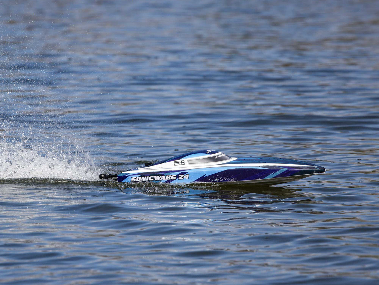 Proboat Sonicwake 24 Self-Righting Brushless Deep-V RTR - BLUE - FOR PRE ORDER - EXPECTED LATE AUGUST