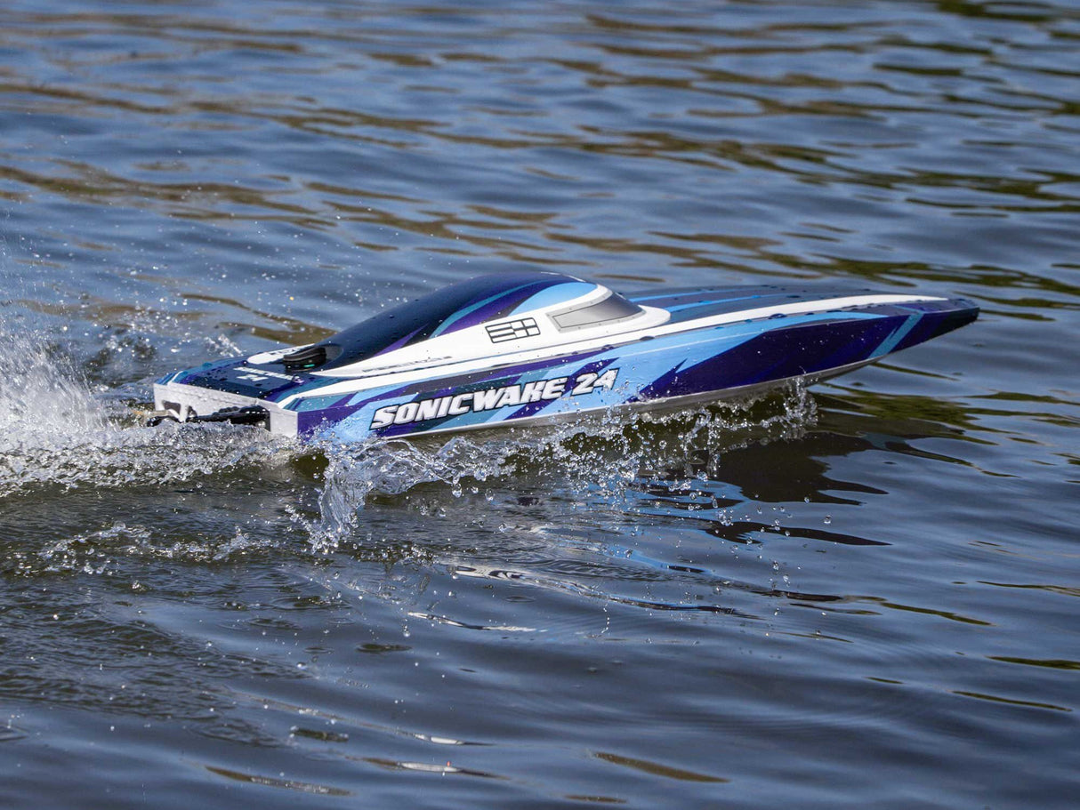 Proboat Sonicwake 24 Self-Righting Brushless Deep-V RTR - BLUE - FOR PRE ORDER - EXPECTED LATE AUGUST