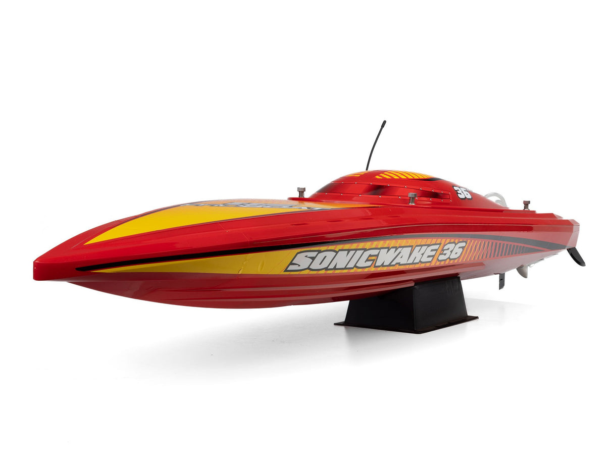 Pro Boat Sonicwake 36" V3 Self-Righting V-Hull Boat RTR - Red - Pre Order - Expected second week of December
