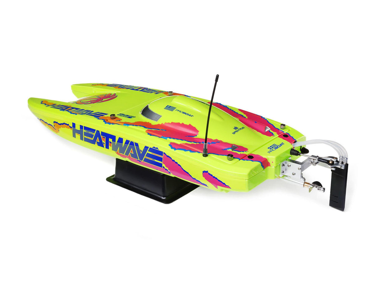 Proboat Blackjack 24 inch V2 Catamaran Brushless: RTR - Heat Wave Visual