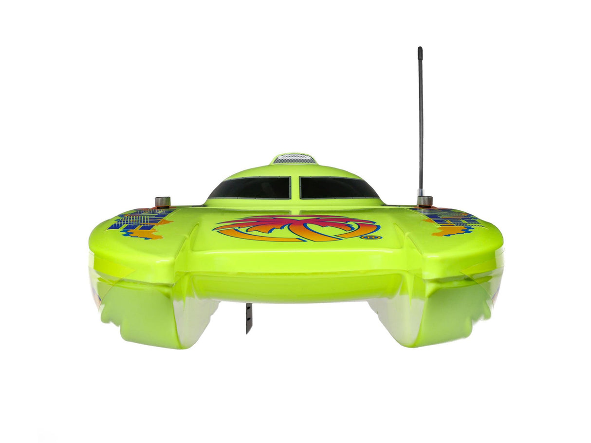 Proboat Blackjack 24 inch V2 Catamaran Brushless: RTR - Heat Wave Visual