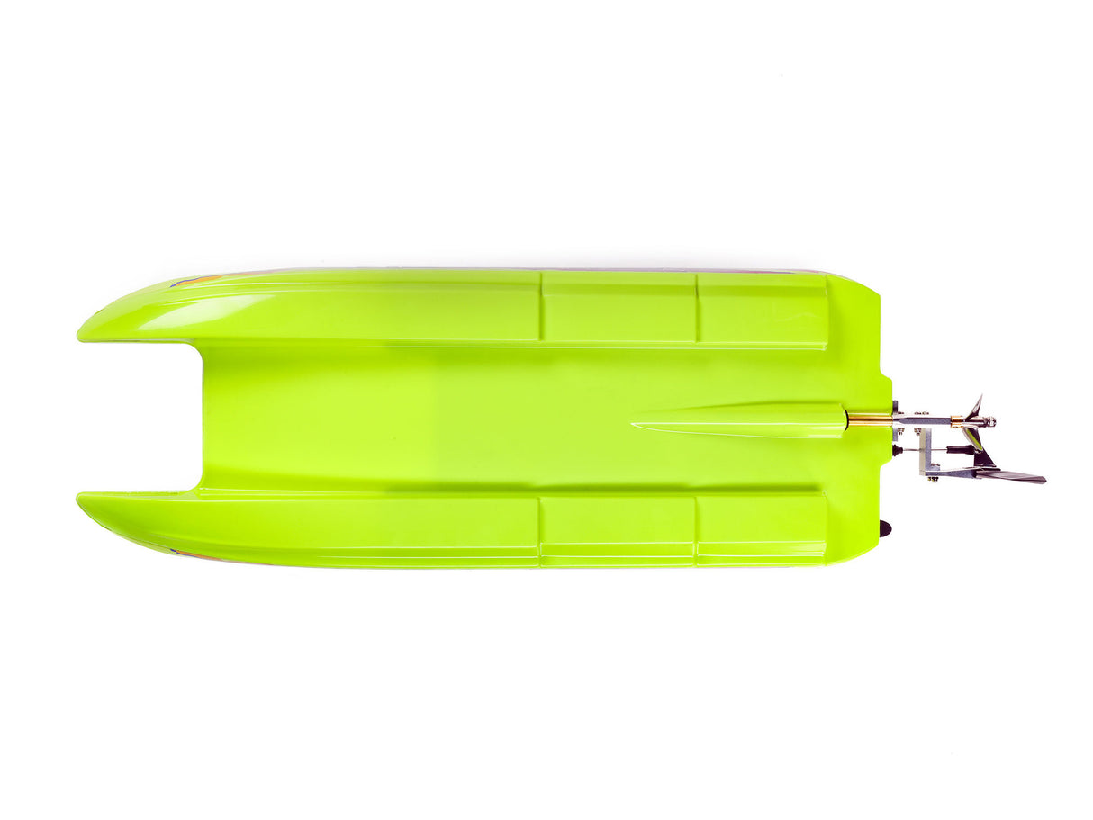 Proboat Blackjack 24 inch V2 Catamaran Brushless: RTR - Heat Wave Visual