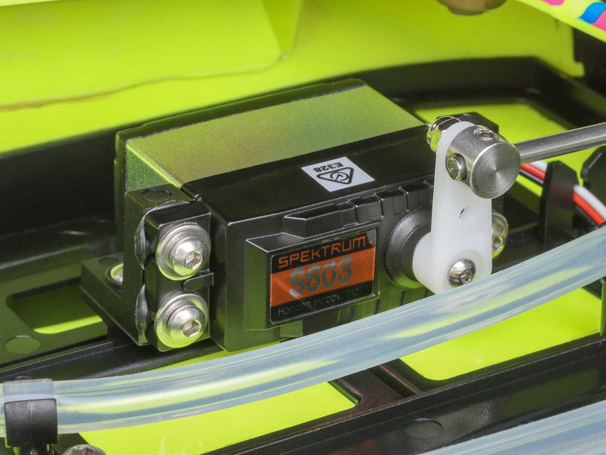 Proboat Blackjack 24 inch V2 Catamaran Brushless: RTR - Heat Wave Visual