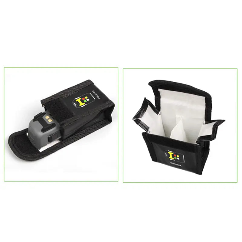 Portable Lipo Safe Bag drone Size: Lipo Safe Bag Size: 125x64 x 50mm